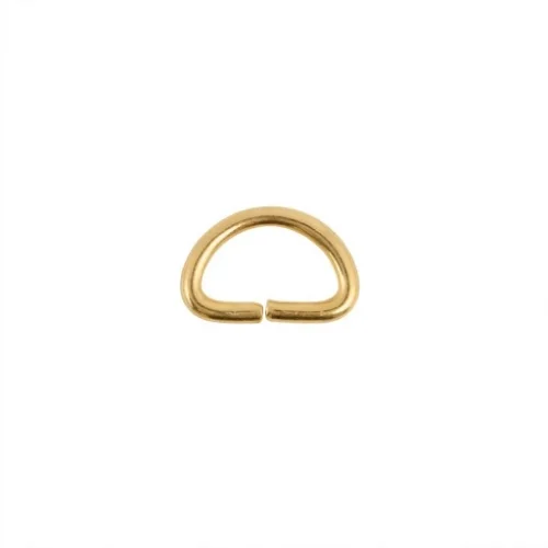 15 No Brass Wıre D Buckle - Sıcak Sarı Free Nikel
