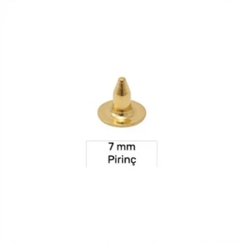 7 Mm Pirinç Çivi - Sıcak Sarı Free Nikel