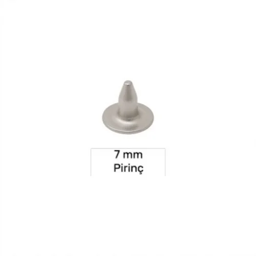 7 Mm Brass Naıl - Mat Free Nikel