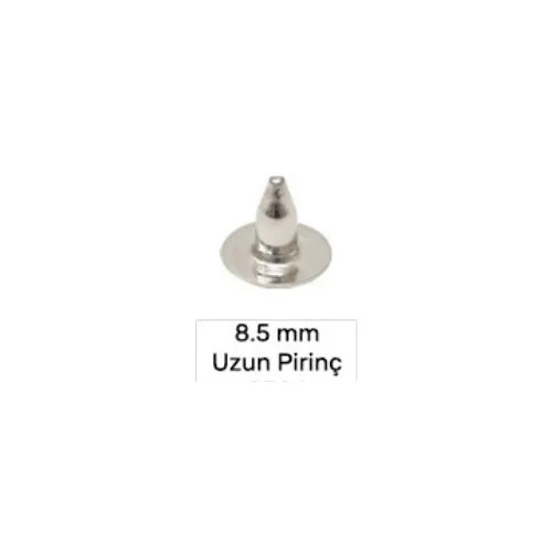 8.5 Mm Mm Brass Long - Free Nikel