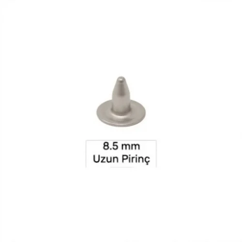 8.5 Mm Pirinç Çivi Uzun - Mat Free Nikel