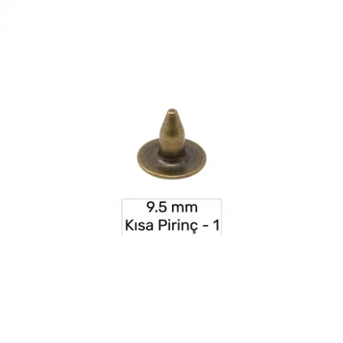 9.5 Mm Pirinç Kısa Çivi-1 - Antik Sarı