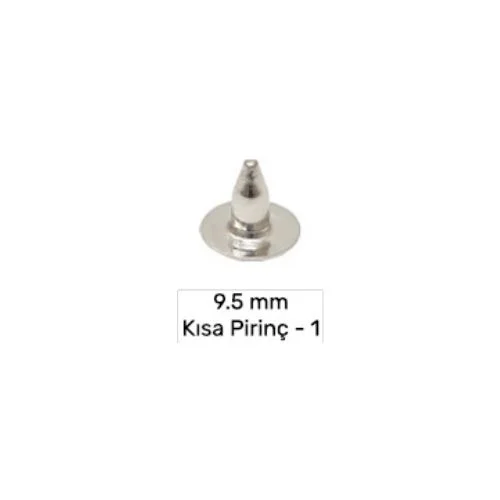 9.5 Mm Brass Short Naıl-1 - Free Nikel