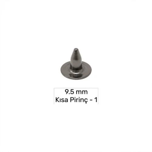 9.5 Mm Brass Short Naıl-1 - Siyah Free Nikel