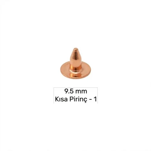9.5 Mm Brass Short Naıl-1 - Bakır