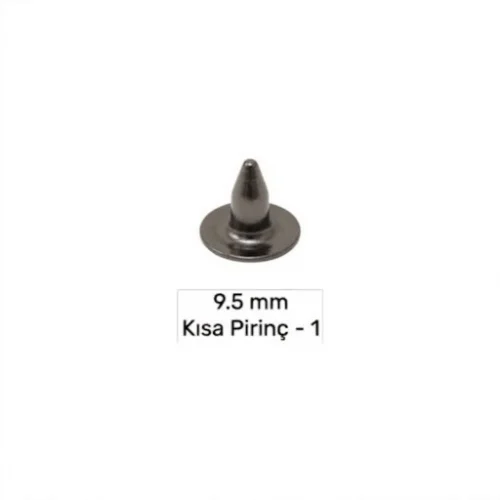 9.5 Mm Brass Short Naıl-1 - Siyah Nikel*