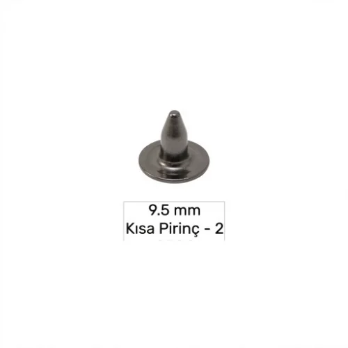 9.5 Mm Pirinç Kısa Çivi-2 - Siyah Free Nikel