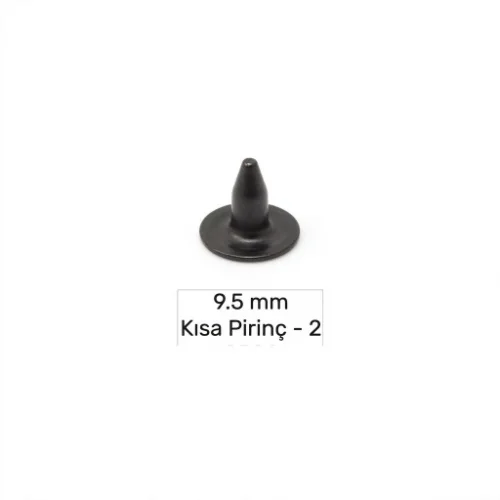 9.5 Mm Pirinç Kısa Çivi-2 - Avrupa Siyah Oksit