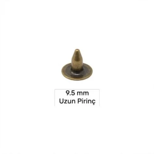 9.5 Mm Brass Long Naıl - Antik Sarı