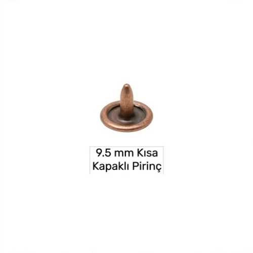 9.5 Mm Brass Short Naıl Wıth Capped - Bakır Oksit