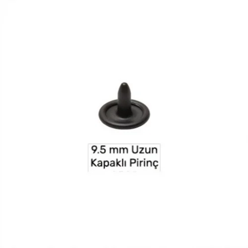9.5 Mm Brass Short Naıl Wıth Capped - Avrupa Siyah Oksit