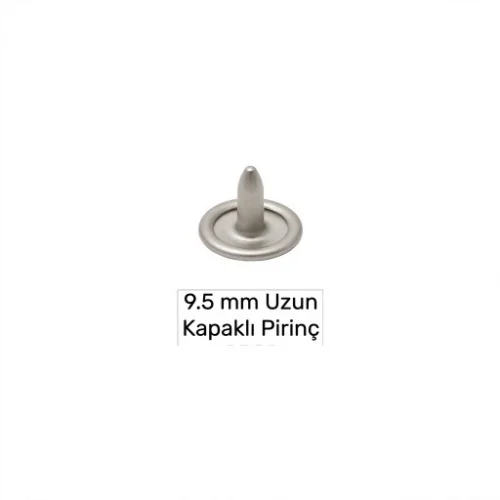9.5 Mm Brass Short Naıl Wıth Capped - Mat Free Nikel