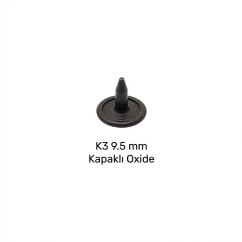 9.5 Mm Kapaklı Alüminyum Çivi K-3 - Avrupa Siyah Oksit
