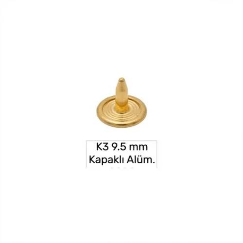 9.5 Mm Kapaklı Alüminyum Çivi K-3 - Sıcak Sarı Free Nikel