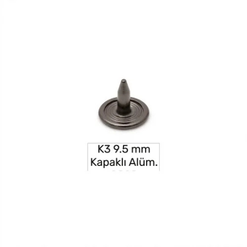 9.5 Mm Alımınıum Naıl Wıth Capped K-3 - Siyah Nikel*