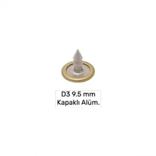 9.5 Mm Kapaklı Alüminyum Çivi D-3 - Ham