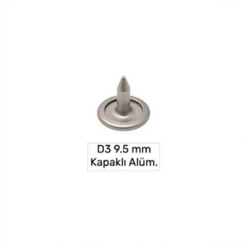 9.5 Mm Kapaklı Alüminyum Çivi D-3 - Mat Free Nikel
