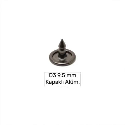 9.5 Mm Kapaklı Alüminyum Çivi D-3 - Siyah Nikel*