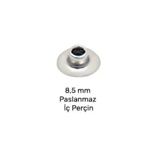 8.5 Mm Paslanmaz İç Rivet Parça - Free Nikel