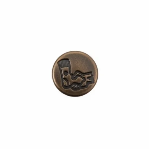 9.5 Mm Çorap Model Kapaklı Dişi Logolu - Kalay Oksit