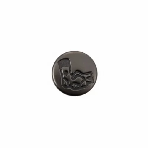 9.5 Mm Çorap Model Kapaklı Dişi Logolu - Siyah Nikel*