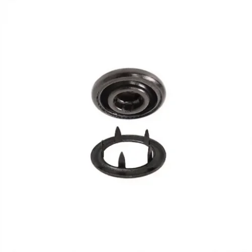 9.5 Mm Çorap Model Kapaklı Dişi Logolu - Siyah Free Nikel