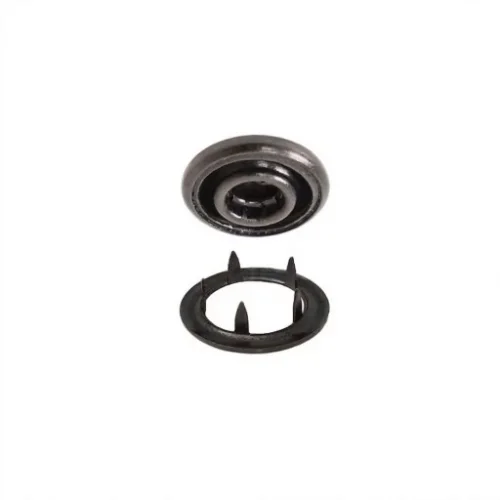 9.5 Mm Çorap Model Kapaklı Dişi Logolu - Siyah Nikel*