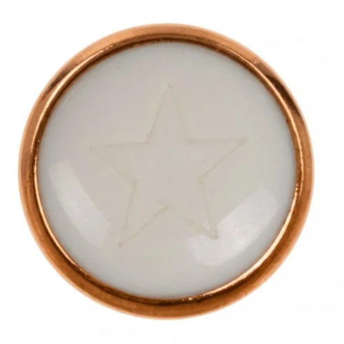 9.5 Mm Lazerli Sedef Kafa Parça Klıkıt Çıtçıt Lzr05 - Bakır