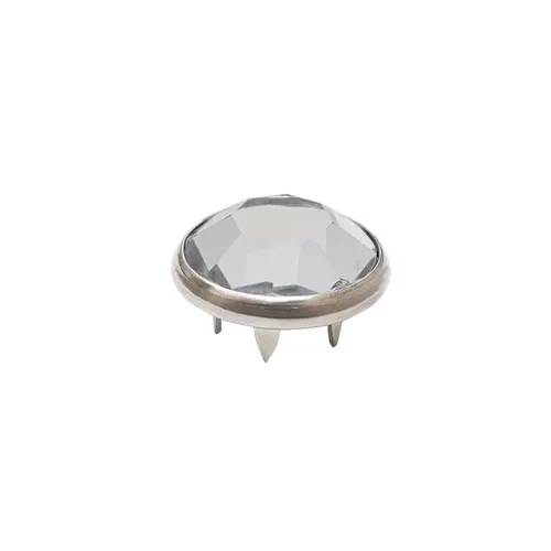 9.5 Mm Uzun Taşlı Kafa Parça Klikıt Çıtçıt - Free Nikel