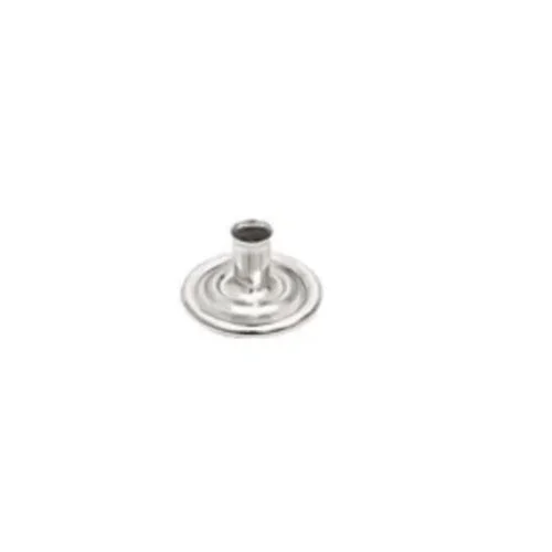 Caas 125 Flat Type Spring Snap Button Post Part With Capped - Free Nikel