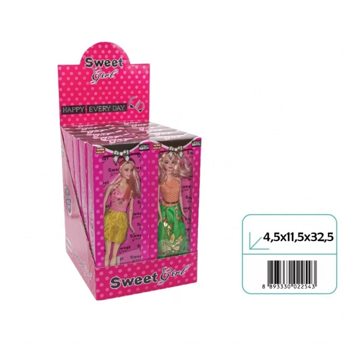 OYDAŞ 02254 12LI STANDDA SWEET GIRL BEBEK*144*