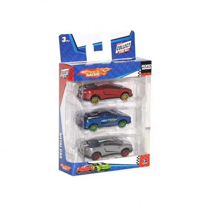 TOYSAN ARABA TOY-23 ÜÇLÜ METAL VAKUMLU*96