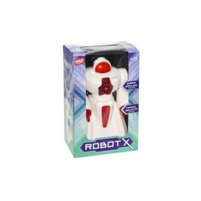 BİRLİK URT010-002 TÜRKÇE SESLİ KUTULU PİLLİ ROBOT X