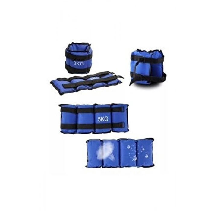 BUSSO BS-20 EL & AYAK AĞIRLIĞI 0,5 KG * 2 ADET  0,5 KG MAVİ *10
