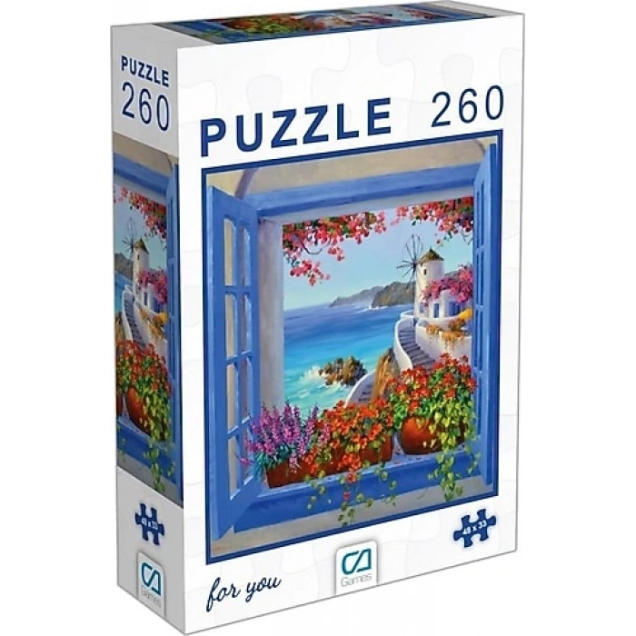CA GAMES CA.6002 PUZZLE 260 PARÇA PENCERE