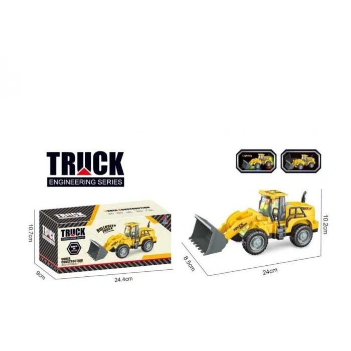 CANALİ İ-YF3201A PİLLİ IŞIKLI BULDOZER ÇARP DÖN