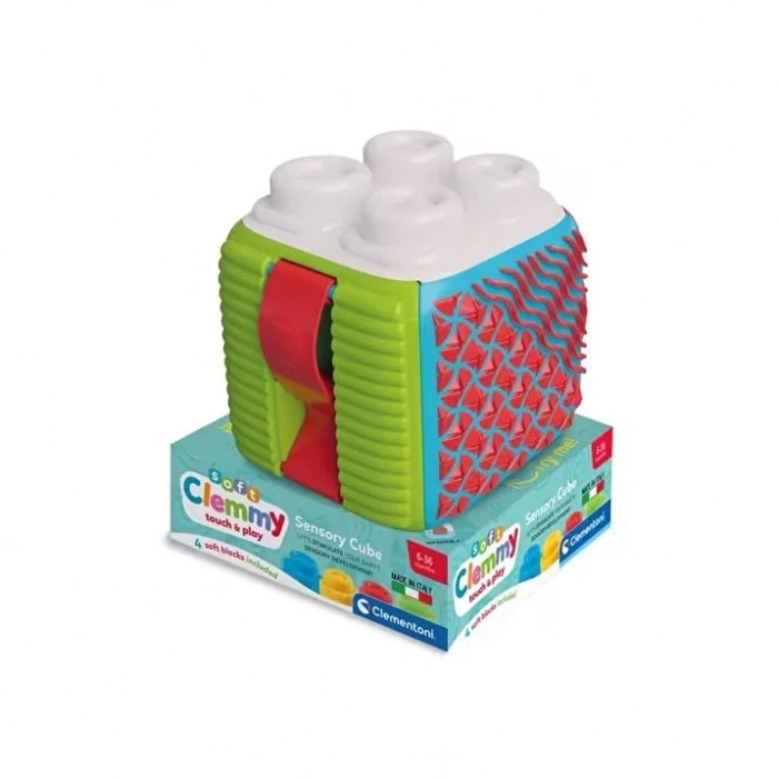 CLEMENTONI CLE-17902 SOFT CLEMMY - YUMUŞAK BLOK DUYUSAL KÜP