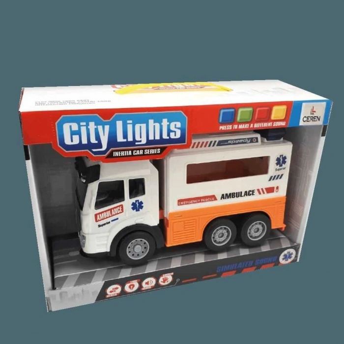 CTOY 89-207B IŞIKLI VE SESLİ  AMBULANS KAMYON*36