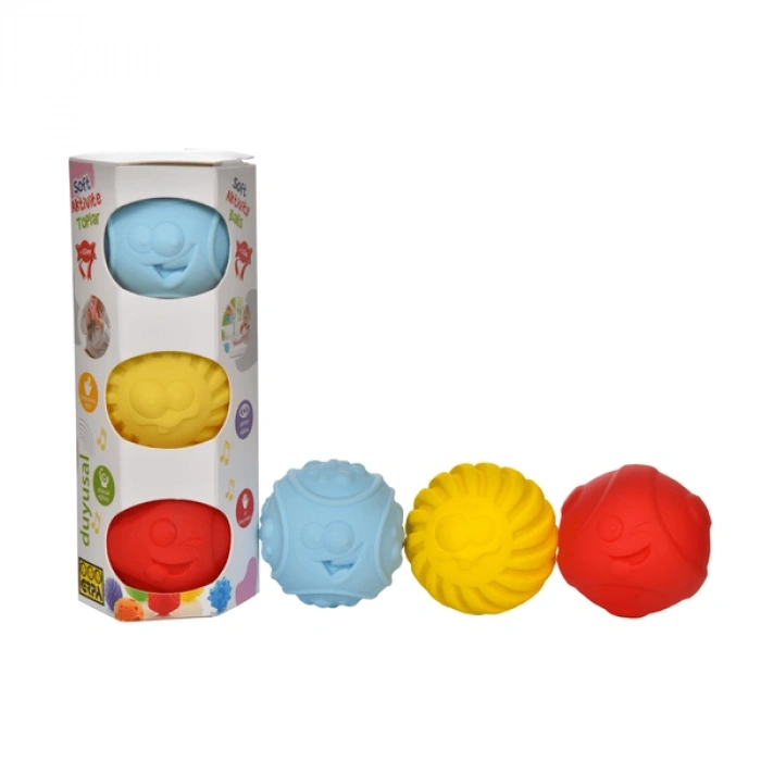 ERPA 61709 SOFT AKTİVİTE TOPLAR (3LÜ SET)