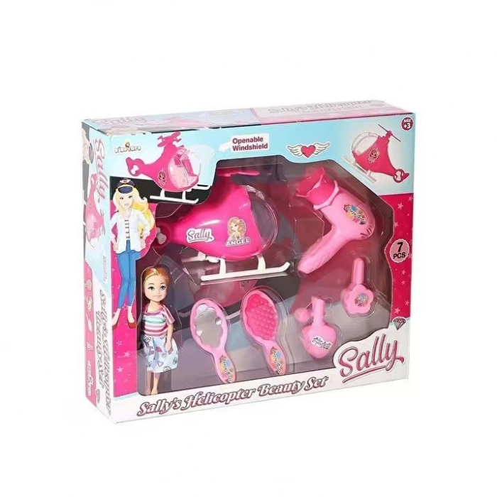 KİNG TOYS ENG-1137  SALLY HELİKOPTER SET