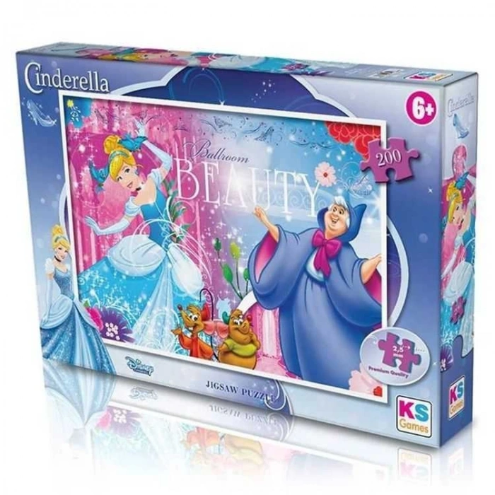 KS GAMES CRL113 CİNDERELLA PUZZLE 200 PARÇA
