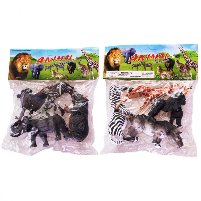 KZL-050-15  VAHŞİ HAYVANLAR PVC DE 4 PARÇA 72