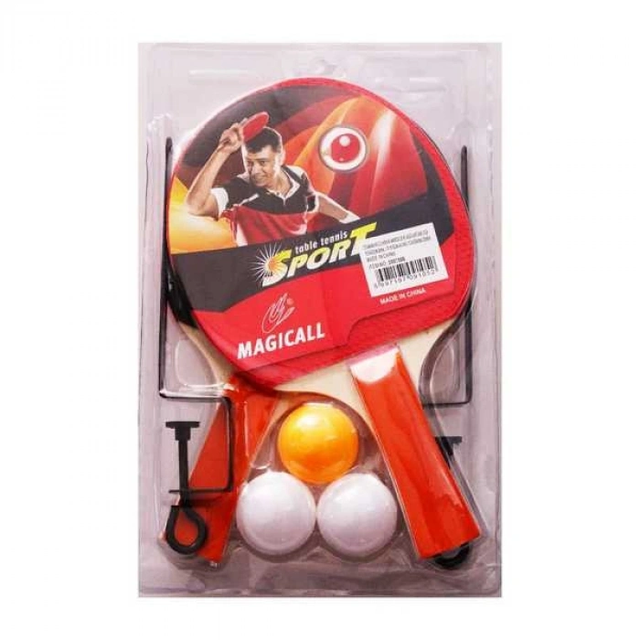 KZL-2007006 MASA TENİSİ RAKET TOP+FİLELİ *50