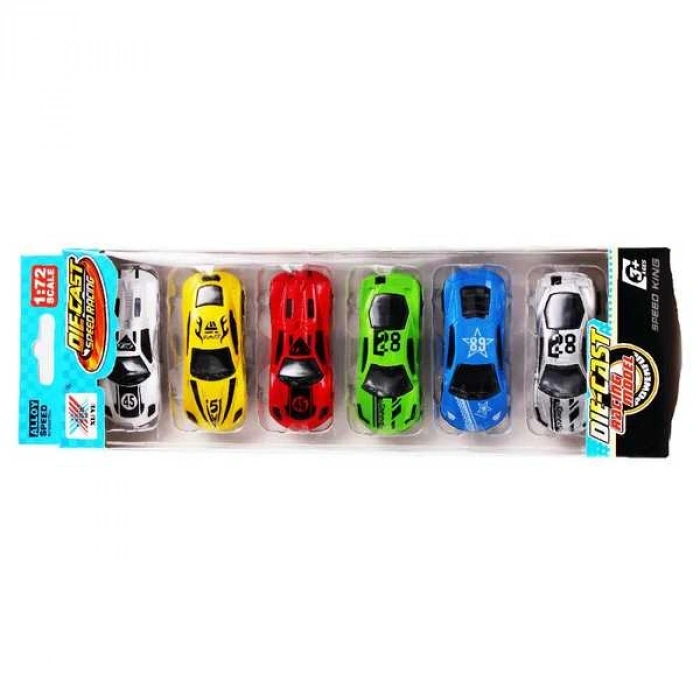 KZL-K101A31 KUTUDA 6 LI DIE-CAST MODEL ARABALAR 144