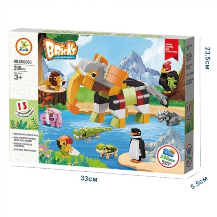 KZL-SM206C LEGO HAYVANLAR 295 PARÇA - 36