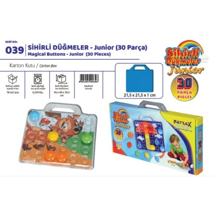 MATRAX 039 SİHİRLİ DÜĞMELER JUNİOR *18