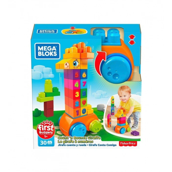 MATTEL GFG19 MEGA BLOKS MATEMATİK ARKADAŞI ZÜRAFA*2