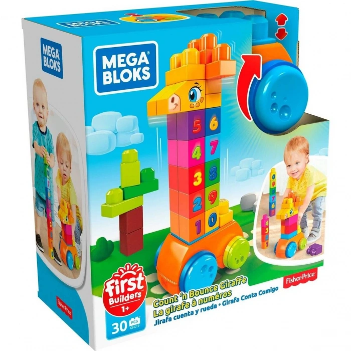 MATTEL GFG19 MEGA BLOKS MATEMATİK ARKADAŞI ZÜRAFA*2