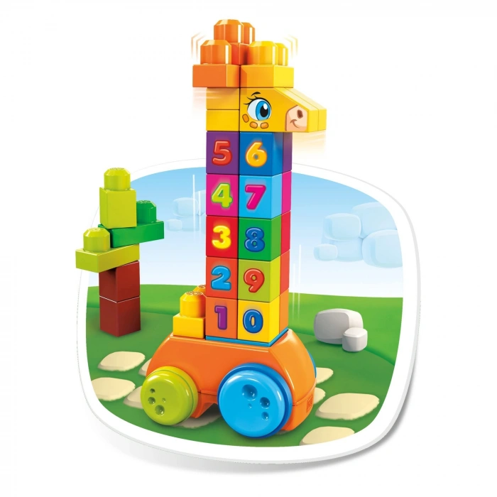 MATTEL GFG19 MEGA BLOKS MATEMATİK ARKADAŞI ZÜRAFA*2