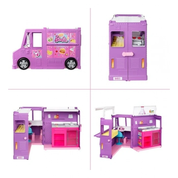 MATTEL GMW07 BARBİENİN YEMEK ARABASI OYUN SETİ*1